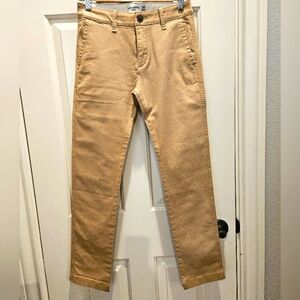 Abercombie Kids Boys Tan Dress Pants Size 13/14 Slim